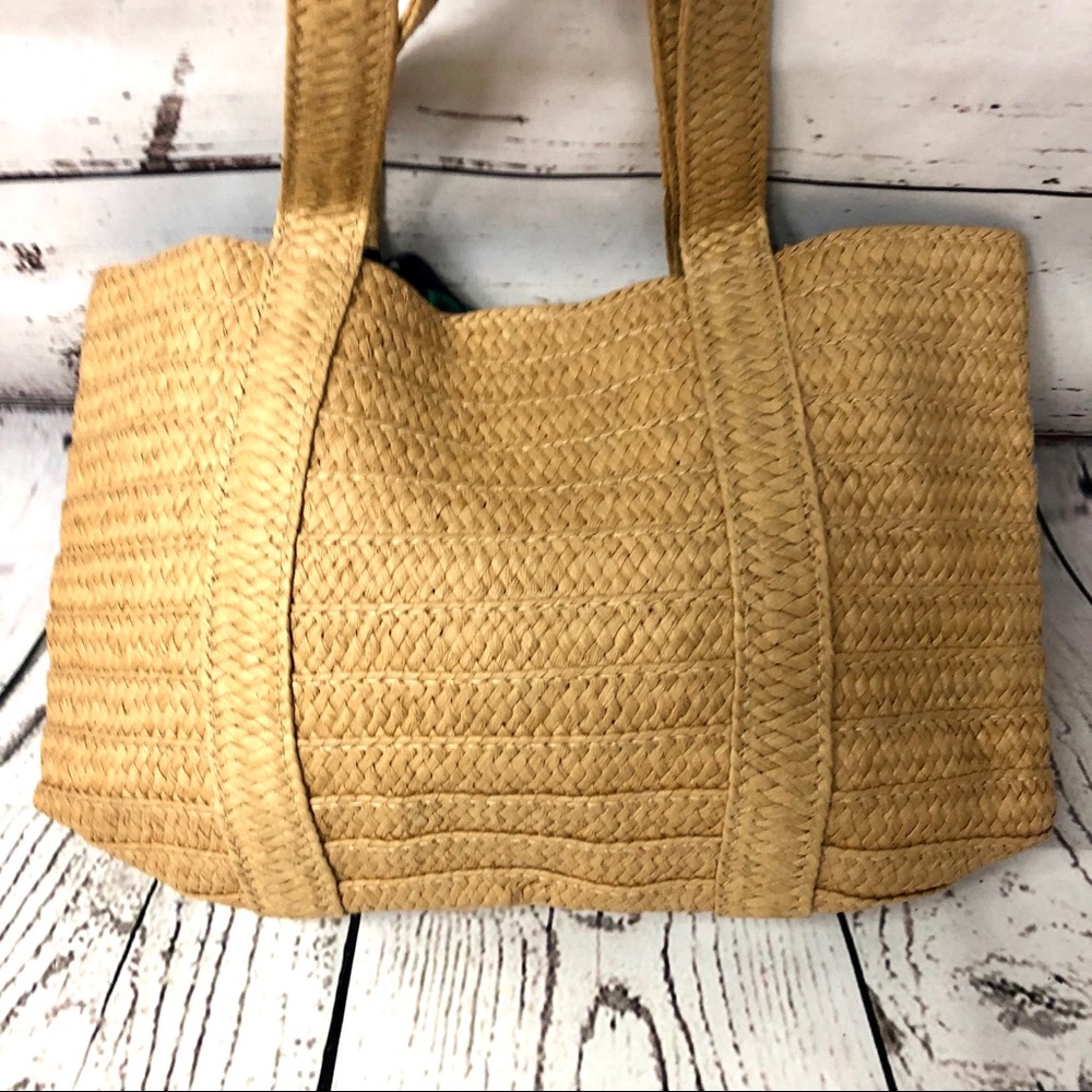 Reese Witherspoon Draper James Straw Bag w/ Scarf - Picture 6 of 8